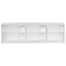 Beliani TOBIN - Wandplank met 6 dozen - Wit - Vezelplaat