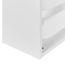 Beliani TOBIN - Wandplank met 6 dozen - Wit - Vezelplaat