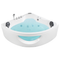 Beliani TOCOA II - Hoekbad whirlpool - Wit - 140 cm - Acryl