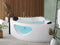 Beliani TOCOA II - Hoekbad whirlpool - Wit - 146 x 207 cm - Acryl