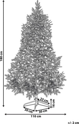 Beliani TOMICHI - Kerstboom - Wit - PVC