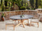 Beliani TONNARE - Tuintafel - Licht hout - 200 x 100 cm - Beton