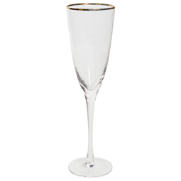 Beliani TOPAZ - Champagneglas set van 4 - Goud - Glas
