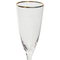 Beliani TOPAZ - Champagneglas set van 4 - Goud - Glas
