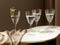 Beliani TOPAZ - Wijnglas set van 4 - Goud - Glas