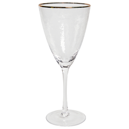 Beliani TOPAZ - Wijnglas set van 4 - Goud - Glas
