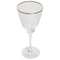 Beliani TOPAZ - Wijnglas set van 4 - Goud - Glas