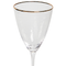 Beliani TOPAZ - Wijnglas set van 4 - Goud - Glas