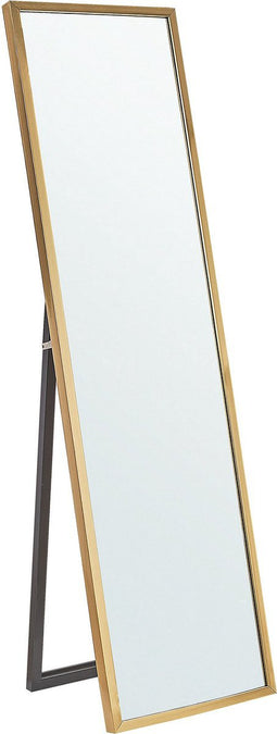 Beliani TORCY - Staande spiegel - Goud - Kunststof