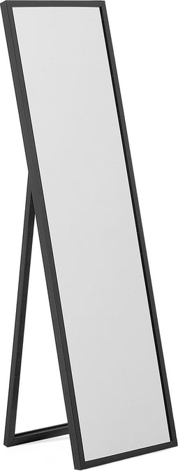 Beliani TORCY - Staande spiegel - Zwart - Kunststof