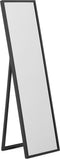 Beliani TORCY - Staande spiegel - Zwart - Kunststof