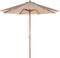Beliani TOSCANA - Parasol - Beige - Kunststof