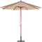 Beliani TOSCANA - Parasol - Beige - Kunststof