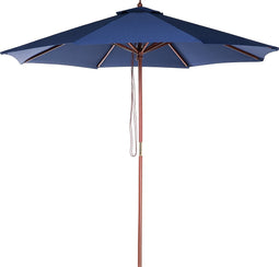 Beliani TOSCANA - Parasol - Blauw - Kunststof