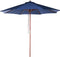 Beliani TOSCANA - Parasol - Blauw - Kunststof