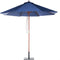 Beliani TOSCANA - Parasol - Blauw - Kunststof