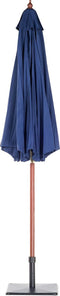 Beliani TOSCANA - Parasol - Blauw - Kunststof
