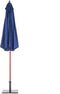 Beliani TOSCANA - Parasol - Blauw - Kunststof