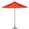 Beliani TOSCANA - Parasol - Rood - Kunststof