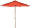 Beliani TOSCANA - Parasol - Rood - Kunststof