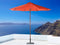 Beliani TOSCANA - Parasol - Rood - Kunststof