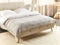 Beliani TOUTLI - Bedsprei - Taupe - 220 x 240 cm - Katoen