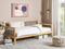 Beliani TRICOT - Eenpersoonsbed - Lichthout - 90 x 200 cm - Rubberhout