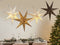 Beliani TRISUL - Kerstdecoratie LED set van 4 - Meerkleurig - Papier