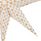 Beliani TRISUL - Kerstdecoratie LED set van 4 - Meerkleurig - Papier