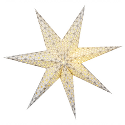 Beliani TRISUL - Kerstdecoratie LED set van 4 - Meerkleurig - Papier