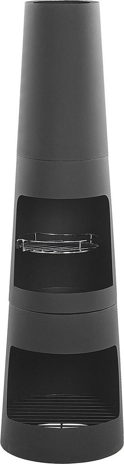 Beliani TROMEN - Vuurkorf - Zwart - Staal