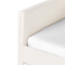 Beliani TROYES - Slaapbank - Lichtbeige - 90 x 200 cm - Bouclé