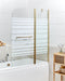 Beliani TUAPI - Douchescherm - Goud - 140 x 120 cm - Veiligheidsglas