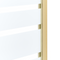 Beliani TUAPI - Douchescherm - Goud - 140 x 120 cm - Veiligheidsglas
