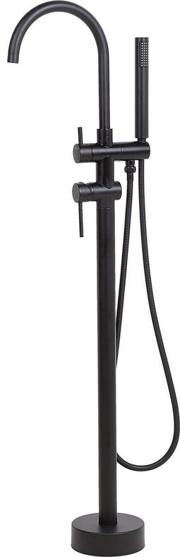 Beliani TUGELA - Doucheset - Zwart - Messing