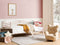 Beliani TULLE - Eenpersoonsbed - Roze - 90 x 200 cm - Metaal