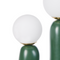 Beliani TULUN - Tafellamp - Groen - Glas
