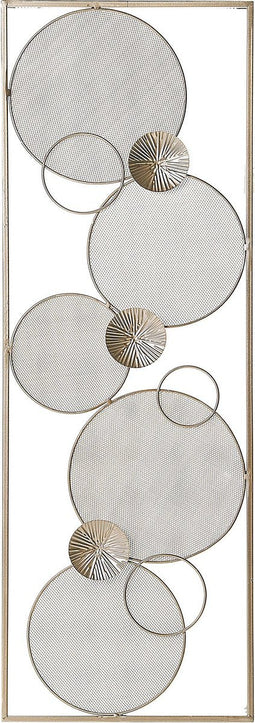 Beliani TUNGSTEN - Wanddecoratie - Goud - Metaal