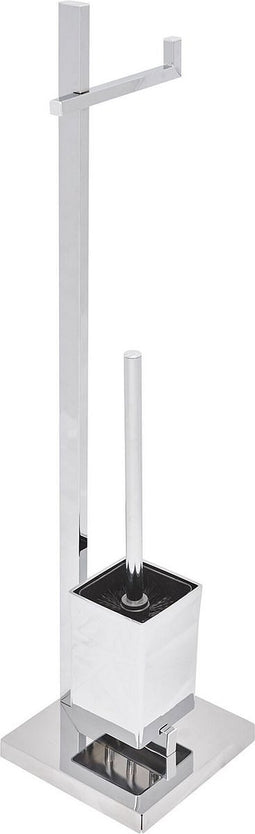 Beliani ULAPES - Badkamer accessoires - Zilver - Staal