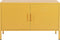 Beliani URIA - Kantoorkast - geel - Staal