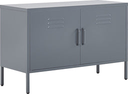 Beliani URIA - Kantoorkast - grijs - Staal