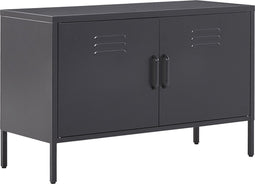 Beliani URIA - Kantoorkast - zwart - Staal