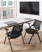 Beliani VALDEZ - Set van 2 stoelen - Zwart - Polyester