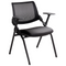 Beliani VALDEZ - Set van 2 stoelen - Zwart - Polyester