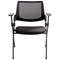Beliani VALDEZ - Set van 2 stoelen - Zwart - Polyester