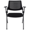 Beliani VALDEZ - Set van 2 stoelen - Zwart - Polyester