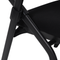 Beliani VALDEZ - Set van 2 stoelen - Zwart - Polyester