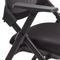 Beliani VALDEZ - Set van 2 stoelen - Zwart - Polyester
