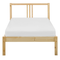 Beliani VANNES - Bed - Lichthout - 90 x 200 cm - Dennenhout