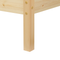 Beliani VANNES - Bed - Lichthout - 90 x 200 cm - Dennenhout